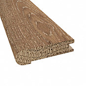 Prefinished Distressed Tangier Oak Hardwood 3/4 in thick x 3.125 in wide x 78 in Length Stair Nose