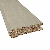 Prefinished Distressed Vineyard Sound Oak Hardwood 3/4 in thick x 3.125 in wide x 78 in Length Stair Nose