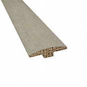 Prefinished Distressed Vineyard Sound Oak Hardwood 1/4 in thick x 2 in wide x 78 in Length T-Molding