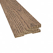 Prefinished Distressed Weatherly Oak Hardwood 3/4 in thick x 2.25 in wide x 78 in Length Reducer