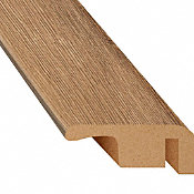 Wheat Field Oak Laminate Waterproof 1.374 in wide x 7.5 ft Length Low Profile End Cap