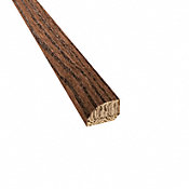 Prefinished Distressed Manhattan Chevron Hardwood 1/2 in thick x .75 in wide x 78 in Length Shoe Molding