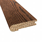 Prefinished Distressed Manhattan Chevron Hardwood 5/8 in thick x 2.75 in wide x 78 in Length Stair Nose