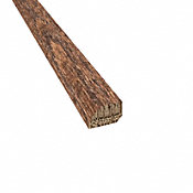Prefinished Distressed Pelham Oak Hardwood 1/2 in thick x .75 in wide x 78 in Length Shoe Molding
