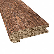 Prefinished Distressed Pelham Oak Hardwood 3/4 in thick x 3.125 in wide x 78 in Length Stair Nose