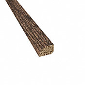 Prefinished Distressed Coggeshall Oak Hardwood 1/2 in thick x .75 in wide x 78 in Length Shoe Molding