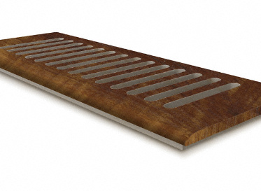 4 x 12 Old Dominion Walnut Engineered Vinyl Plank Flooring (EVP) Floor Vent Cover/Register/Drop In Grill, Lumber Liquidators