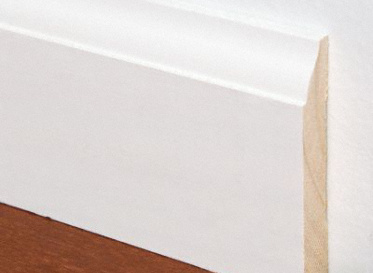 9/16 x 3-1/4 x 12´ PFJ White Colonial Baseboard, Lumber Liquidators