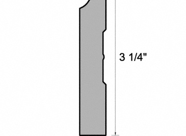 9/16 x 3-1/4 x 8´ WM 663 White Base, Lumber Liquidators