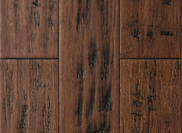 Bamboo Flooring Sedona Trail Distressed Wide Plank Click Engineered Bamboo Flooring - 50 Year Warranty, $2.34/sqft, Lumber Liquidators