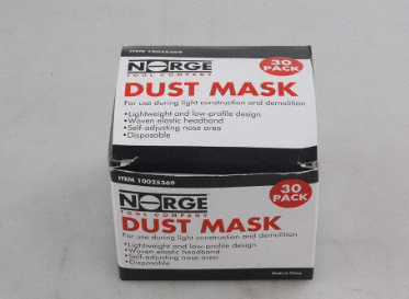 Norge Dust Mask (30 pack), Lumber Liquidators, Flooring Tools