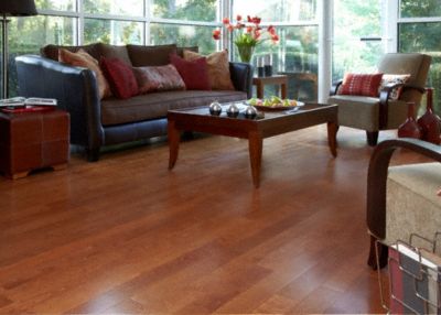 Schön Engineered 5/16" x 4" Toasted Cinnamon Birch Engineered Lumber