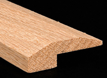 4 FT Long Prefinished Oak Overlap Threshold 3 1//2 Wide x 5//8 Thick with 5//16 High Overlap 48 3//4